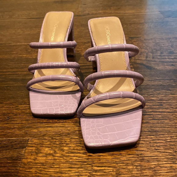 BCBGeneration Falla Faux Leather Heeled Sandals - Picture 2 of 3